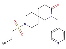 9-(propylsulfonyl)-2-(pyridin-4-ylmethyl)-2,9-diazaspiro[5.5]undecan-3-one