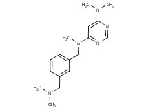 N-{3-[(dimethylamino)methyl]benzyl}-N,N',N'-trimethylpyrimidine-4,6-diamine