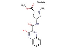 methyl (2S,4R)-4-{[(3-hydroxy-2-quinoxalinyl)carbonyl]amino}-1-methyl-2-pyrrolidinecarboxylate