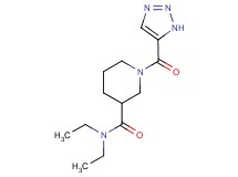 N,N-diethyl-1-(1H-1,2,3-triazol-5-ylcarbonyl)piperidine-3-carboxamide