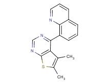 8-(5,6-dimethylthieno[2,3-d]pyrimidin-4-yl)quinoline