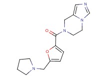 7-[5-(pyrrolidin-1-ylmethyl)-2-furoyl]-5,6,7,8-tetrahydroimidazo[1,5-a]pyrazine
