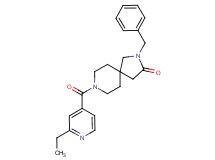 2-benzyl-8-(2-ethylisonicotinoyl)-2,8-diazaspiro[4.5]decan-3-one