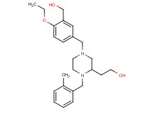 2-[4-[4-ethoxy-3-(hydroxymethyl)benzyl]-1-(2-methylbenzyl)-2-piperazinyl]ethanol