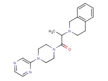 2-{1-methyl-2-oxo-2-[4-(2-pyrazinyl)-1-piperazinyl]ethyl}-1,2,3,4-tetrahydroisoquinoline