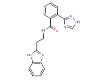 N-[2-(1H-benzimidazol-2-yl)ethyl]-2-(1H-1,2,4-triazol-3-yl)benzamide