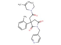 N-ethyl-2-[3-(2-methylphenyl)-2,5-dioxo-1-(4-pyridinylmethyl)-3-pyrrolidinyl]-N-(2-methyl-2-propen-1-yl)acetamide