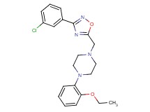 1-{[3-(3-chlorophenyl)-1,2,4-oxadiazol-5-yl]methyl}-4-(2-ethoxyphenyl)piperazine