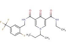 1-sec-butyl-N-ethyl-N'-[2-fluoro-5-(trifluoromethyl)benzyl]-4-oxo-1,4-dihydro-3,5-pyridinedicarboxamide