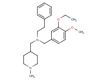 (3-ethoxy-4-methoxybenzyl)[(1-methyl-4-piperidinyl)methyl](2-phenylethyl)amine