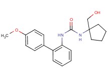 N-[1-(hydroxymethyl)cyclopentyl]-N'-(4'-methoxybiphenyl-2-yl)urea