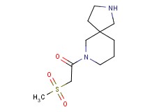 7-[(methylsulfonyl)acetyl]-2,7-diazaspiro[4.5]decane hydrochloride