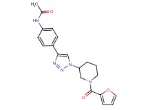 N-(4-{1-[1-(2-furoyl)piperidin-3-yl]-1H-1,2,3-triazol-4-yl}phenyl)acetamide