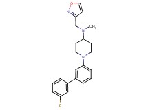 1-(3'-fluoro-3-biphenylyl)-N-(3-isoxazolylmethyl)-N-methyl-4-piperidinamine