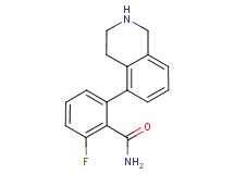 2-fluoro-6-(1,2,3,4-tetrahydroisoquinolin-5-yl)benzamide