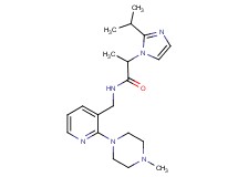2-(2-isopropyl-1H-imidazol-1-yl)-N-{[2-(4-methylpiperazin-1-yl)pyridin-3-yl]methyl}propanamide