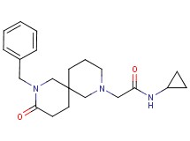 2-(8-benzyl-9-oxo-2,8-diazaspiro[5.5]undec-2-yl)-N-cyclopropylacetamide
