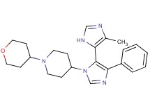 5'-methyl-5-phenyl-3-[1-(tetrahydro-2H-pyran-4-yl)piperidin-4-yl]-3H,3'H-4,4'-biimidazole