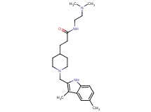 N-[2-(dimethylamino)ethyl]-3-{1-[(3,5-dimethyl-1H-indol-2-yl)methyl]-4-piperidinyl}propanamide