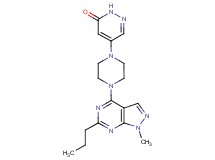 5-[4-(1-methyl-6-propyl-1H-pyrazolo[3,4-d]pyrimidin-4-yl)piperazin-1-yl]pyridazin-3(2H)-one