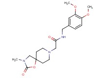 N-(3,4-dimethoxybenzyl)-2-(3-methyl-2-oxo-1-oxa-3,8-diazaspiro[4.5]dec-8-yl)acetamide