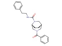 (1S*,5R*)-3-benzoyl-N-(2-phenylethyl)-3,6-diazabicyclo[3.2.2]nonane-6-carboxamide