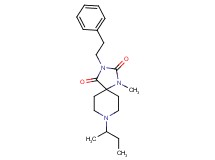 8-sec-butyl-1-methyl-3-(2-phenylethyl)-1,3,8-triazaspiro[4.5]decane-2,4-dione