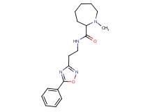 1-methyl-N-[2-(5-phenyl-1,2,4-oxadiazol-3-yl)ethyl]-2-azepanecarboxamide