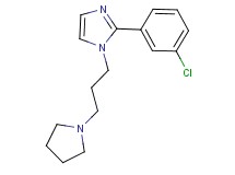 2-(3-chlorophenyl)-1-(3-pyrrolidin-1-ylpropyl)-1H-imidazole
