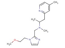 N-{[1-(2-methoxyethyl)-1H-imidazol-2-yl]methyl}-N-methyl-1-(4-methylpyridin-2-yl)propan-2-amine