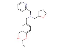 (2-ethoxy-5-{[(pyridin-2-ylmethyl)(tetrahydrofuran-2-ylmethyl)amino]methyl}phenyl)methanol