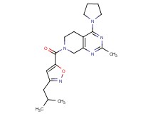 7-[(3-isobutylisoxazol-5-yl)carbonyl]-2-methyl-4-pyrrolidin-1-yl-5,6,7,8-tetrahydropyrido[3,4-d]pyrimidine