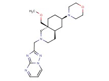 (4aR*,6R*,8aS*)-8a-(methoxymethyl)-6-morpholin-4-yl-2-([1,2,4]triazolo[1,5-a]pyrimidin-2-ylmethyl)decahydroisoquinoline