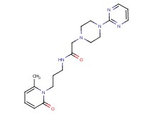 N-[3-(6-methyl-2-oxo-1(2H)-pyridinyl)propyl]-2-[4-(2-pyrimidinyl)-1-piperazinyl]acetamide