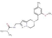 N'-{[5-(2-methoxy-4-methylbenzyl)-4,5,6,7-tetrahydropyrazolo[1,5-a]pyrazin-2-yl]methyl}-N,N-dimethylurea