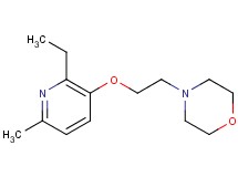 4-{2-[(2-ethyl-6-methyl-3-pyridinyl)oxy]ethyl}morpholine bis(trifluoroacetate)