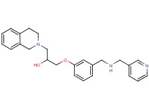 1-(3,4-dihydro-2(1H)-isoquinolinyl)-3-(3-{[(3-pyridinylmethyl)amino]methyl}phenoxy)-2-propanol