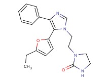 1-{2-[5-(5-ethyl-2-furyl)-4-phenyl-1H-imidazol-1-yl]ethyl}imidazolidin-2-one