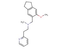 N-[(6-methoxy-2,3-dihydro-1H-inden-5-yl)methyl]-N-methyl-2-pyridin-2-ylethanamine