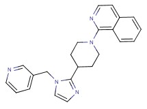 1-{4-[1-(pyridin-3-ylmethyl)-1H-imidazol-2-yl]piperidin-1-yl}isoquinoline
