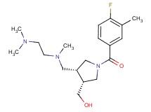 [(3R*,4R*)-4-{[[2-(dimethylamino)ethyl](methyl)amino]methyl}-1-(4-fluoro-3-methylbenzoyl)pyrrolidin-3-yl]methanol