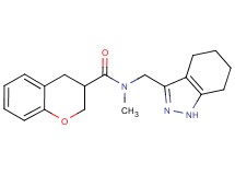 N-methyl-N-(4,5,6,7-tetrahydro-1H-indazol-3-ylmethyl)chromane-3-carboxamide