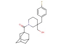 [1-(1-adamantylcarbonyl)-3-(4-fluorobenzyl)-3-piperidinyl]methanol