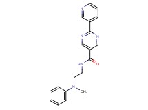 N-{2-[methyl(phenyl)amino]ethyl}-2-pyridin-3-ylpyrimidine-5-carboxamide