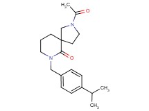 2-acetyl-7-(4-isopropylbenzyl)-2,7-diazaspiro[4.5]decan-6-one