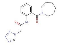 N-[2-(azepan-1-ylcarbonyl)phenyl]-2-(1H-tetrazol-1-yl)acetamide