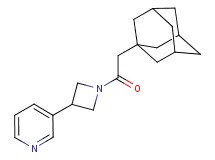 3-[1-(1-adamantylacetyl)-3-azetidinyl]pyridine