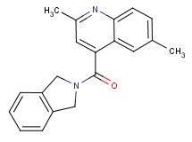 4-(1,3-dihydro-2H-isoindol-2-ylcarbonyl)-2,6-dimethylquinoline