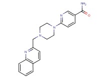 6-[4-(quinolin-2-ylmethyl)piperazin-1-yl]nicotinamide