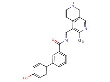 4'-hydroxy-N-[(3-methyl-5,6,7,8-tetrahydro-2,7-naphthyridin-4-yl)methyl]-3-biphenylcarboxamide